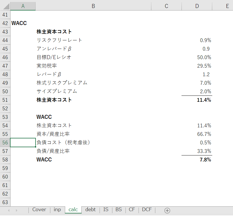 WACC  サイズ3