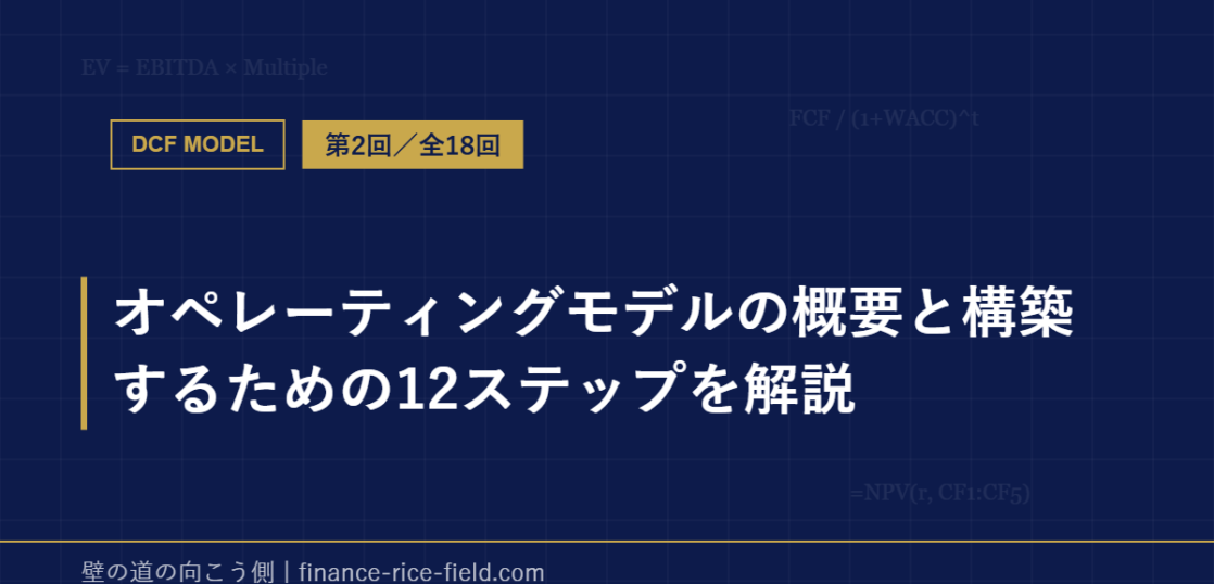 オペレーティングモデルの概要と構築するための12ステップを解説