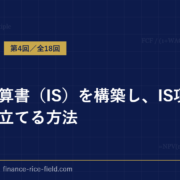 損益計算書（IS）を構築し、IS項目の予想を立てる方法